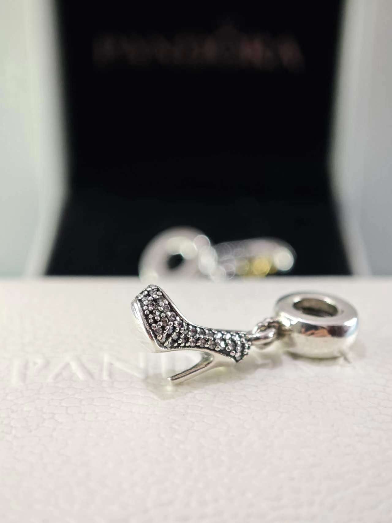 Sparkling Stiletto Dangle Charm
