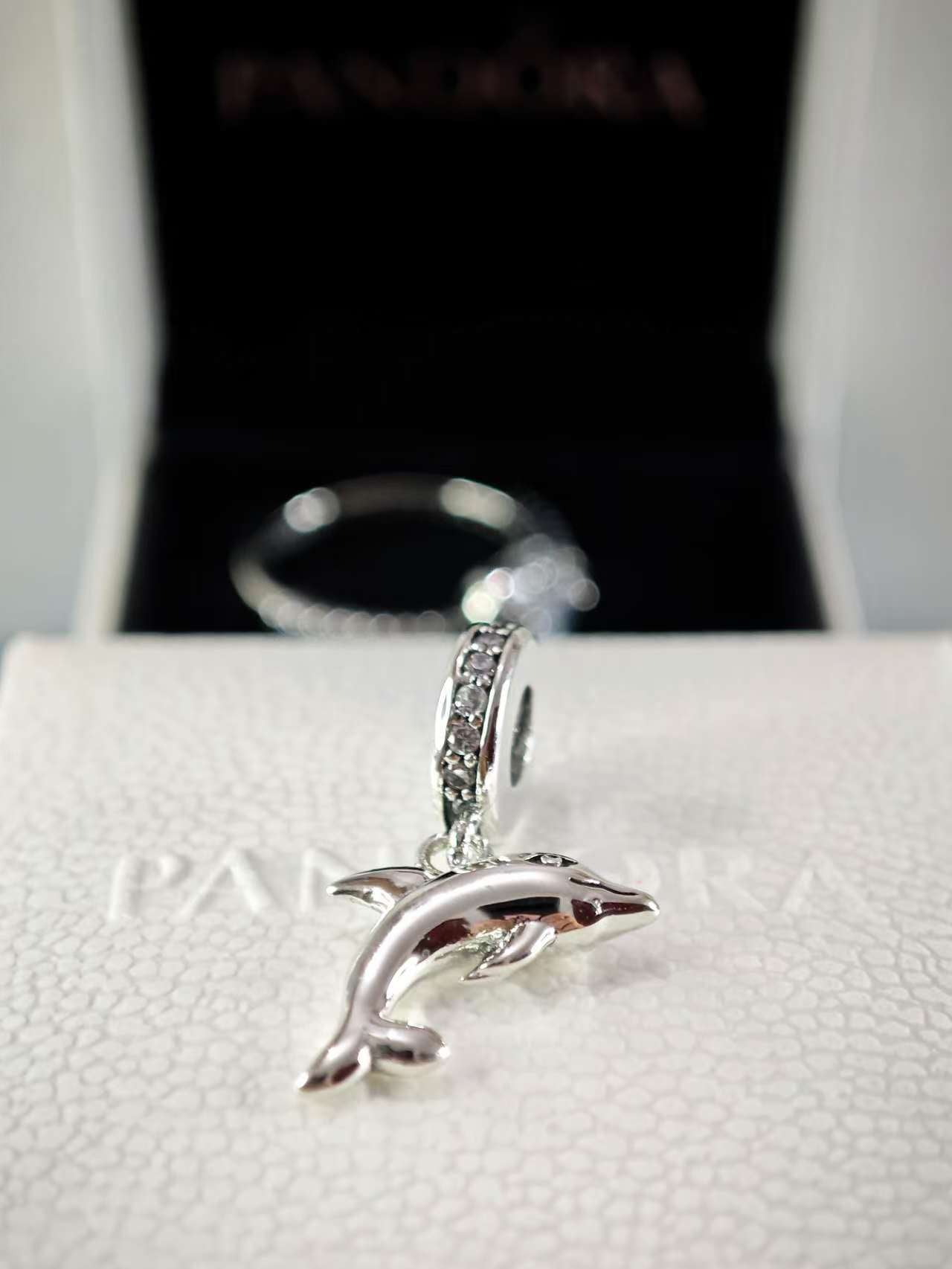 Playful Dolphin Dangle Charm