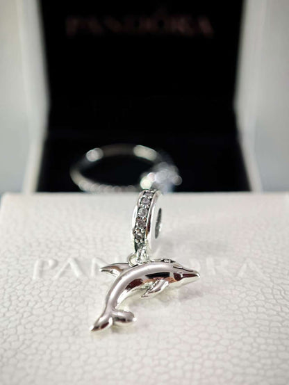 Playful Dolphin Dangle Charm