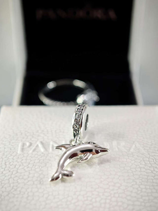Playful Dolphin Dangle Charm
