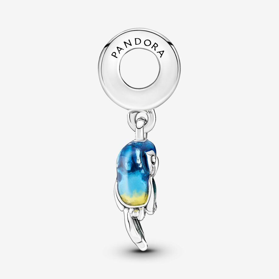 Jungle Paradise Parrot Dangle Charm
