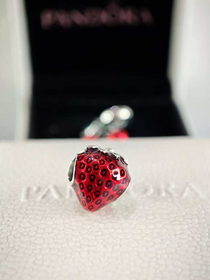 Seeded Strawberry Fruit Charm