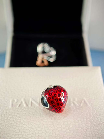 Seeded Strawberry Fruit Charm