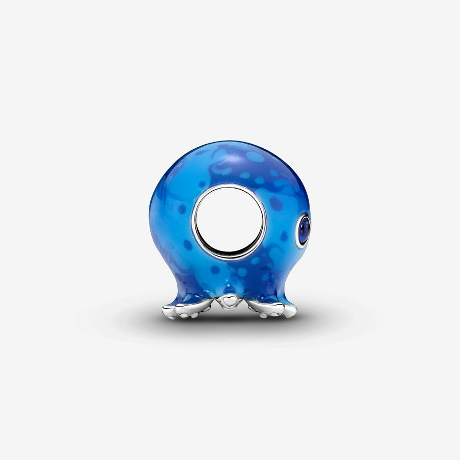 Ocean Bubbles & Waves Octopus Charm