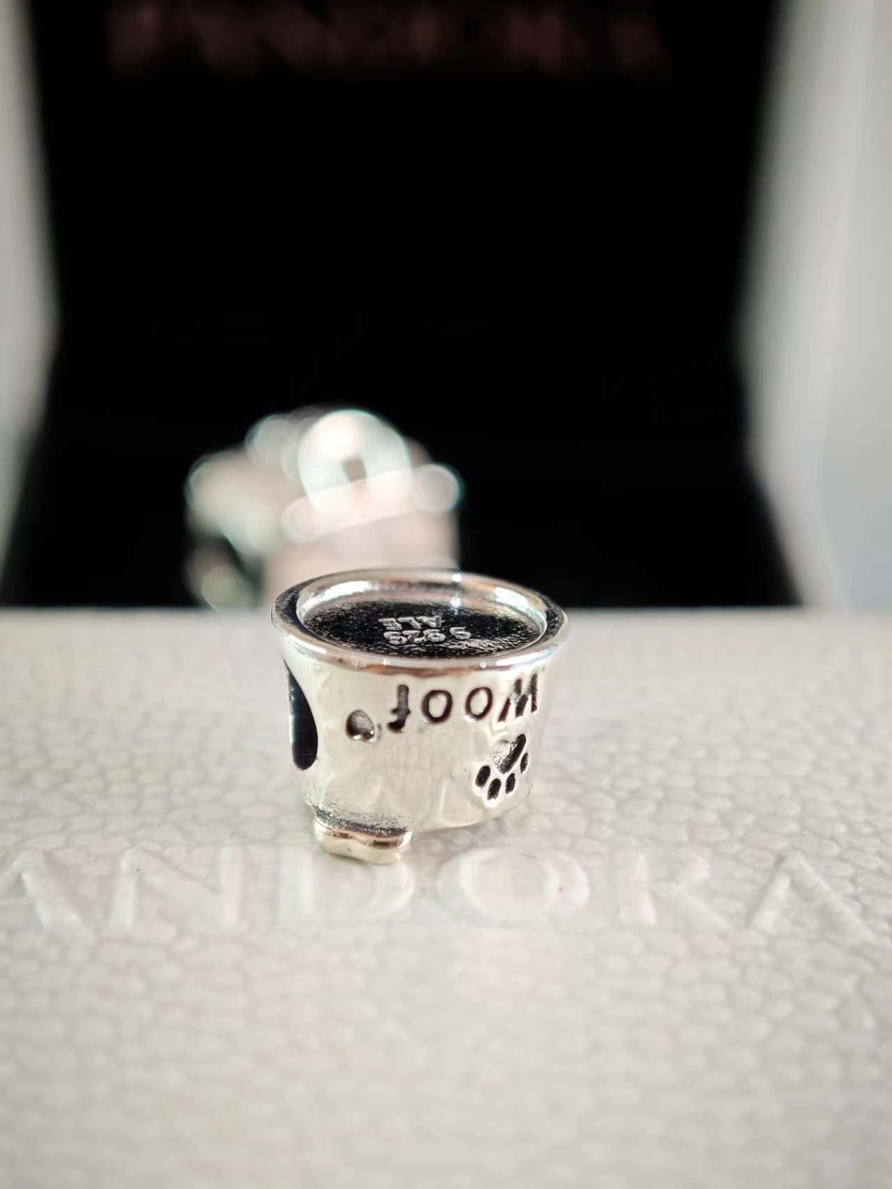 Woof Dog Bowl Charm