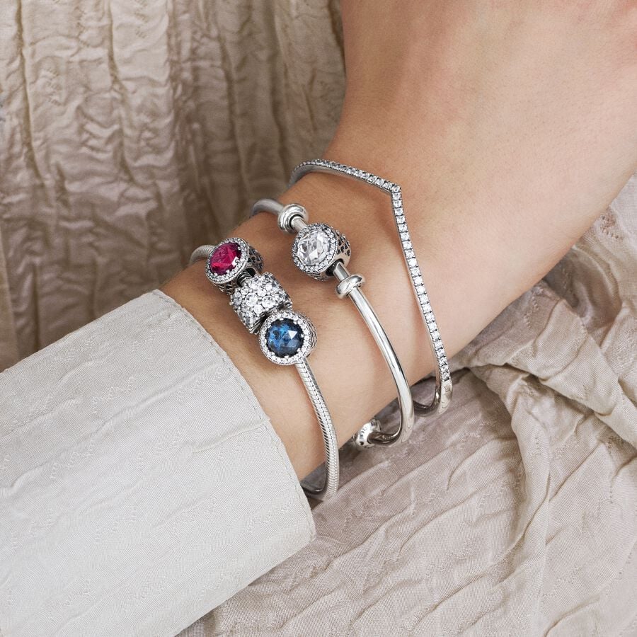 Sparkling Dark Blue Charm