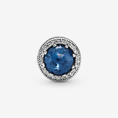 Sparkling Dark Blue Charm