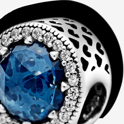 Sparkling Dark Blue Charm