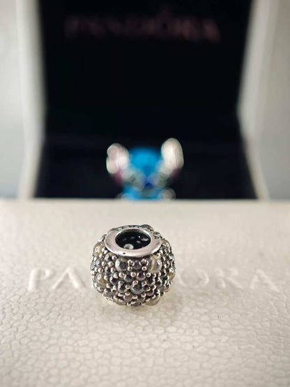 Shimmering Droplets Charm with Clear Zirconia