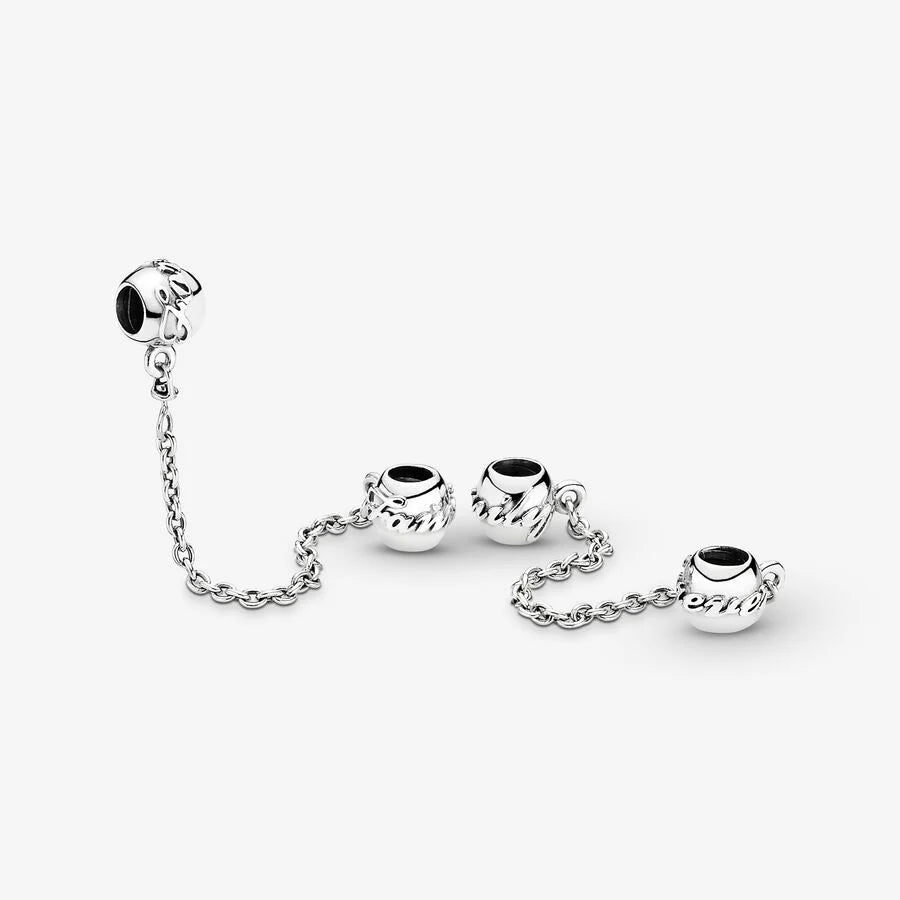 Family Ties silver safety chain