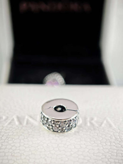 Clear Pavé Clip Charm