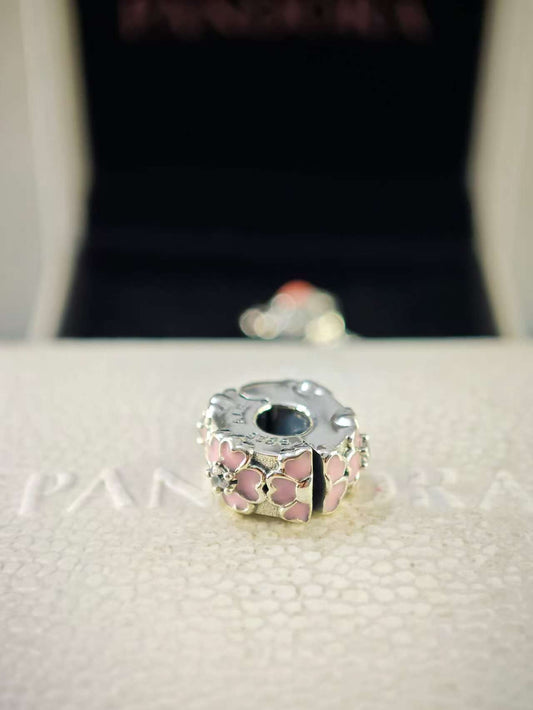 Pink Primrose Clip with Silicone Core