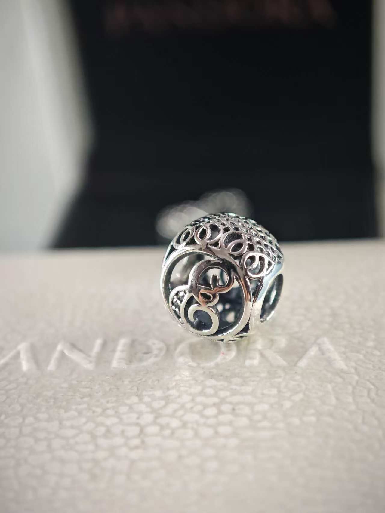 Vintage Letter E Charm