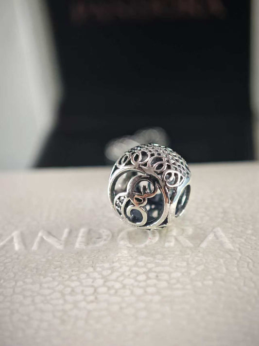 Vintage Letter E Charm