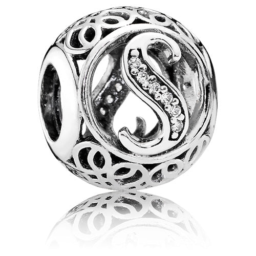 Vintage Letter S Charm