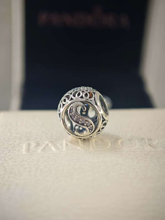 Vintage Letter S Charm