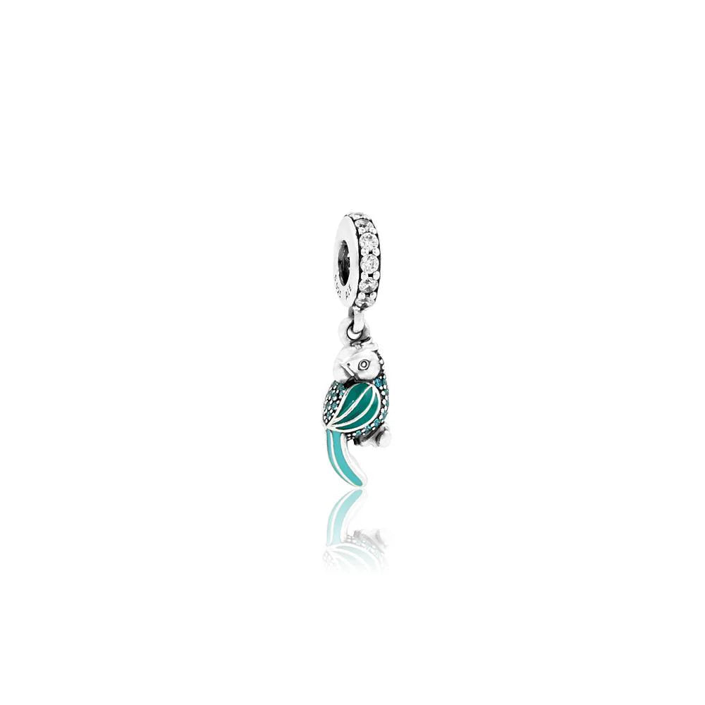 Pavé Parrot Dangle Charm