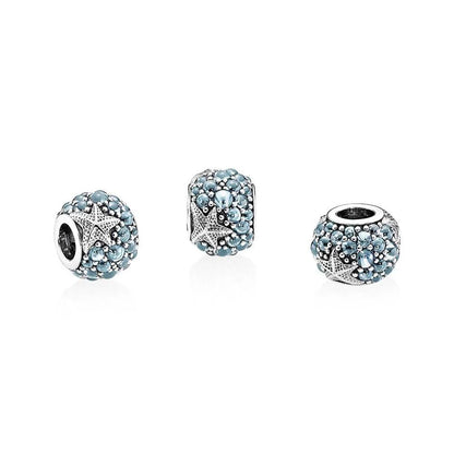 Pave Ocean & Starfish Charm