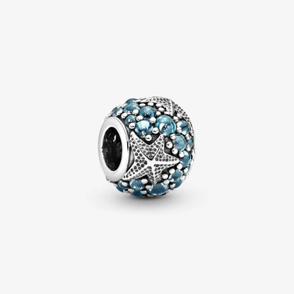 Pave Ocean & Starfish Charm