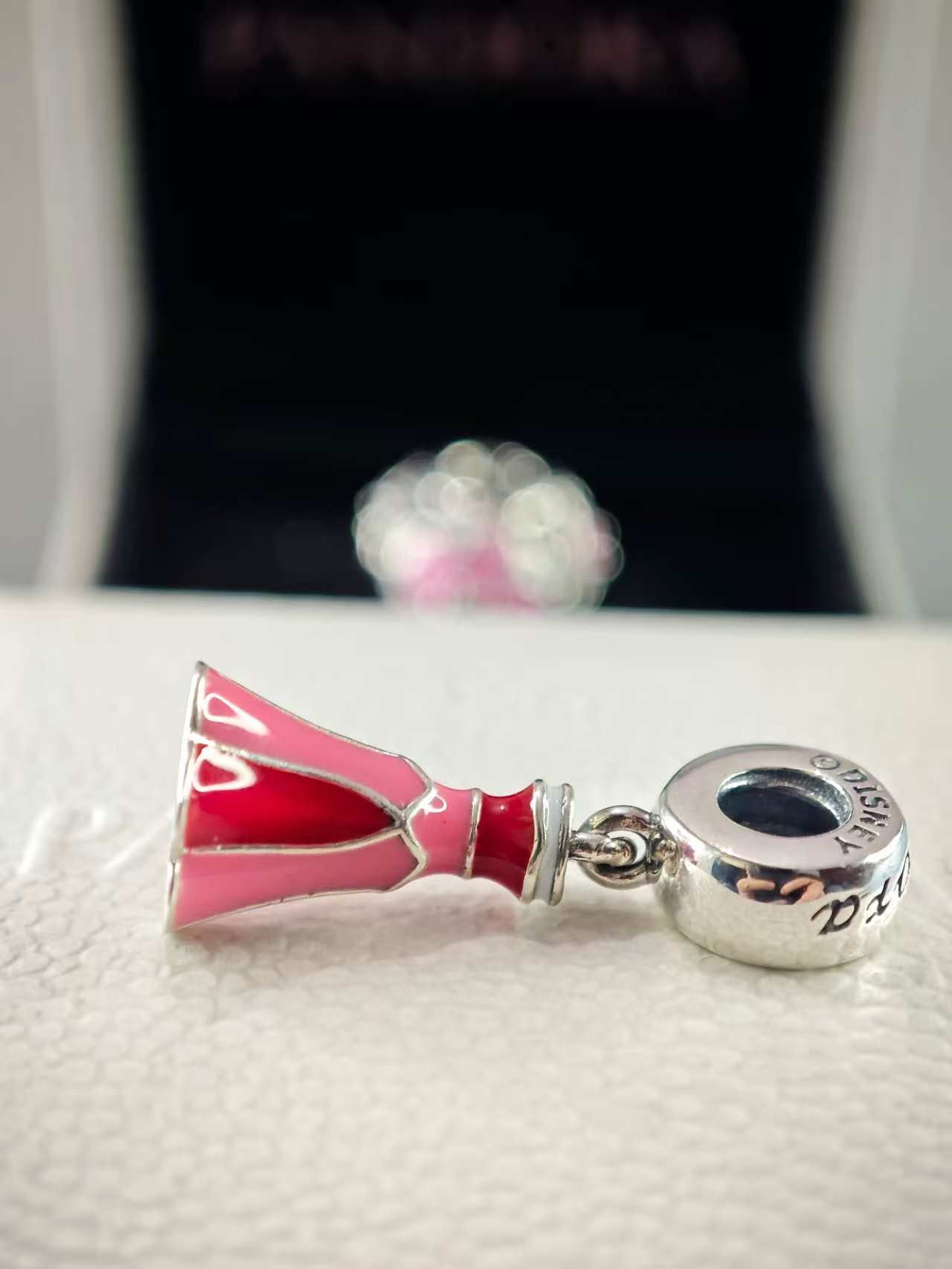 Disney Aurora's Pink Dress Dangle Charm
