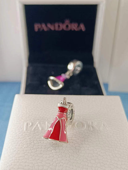 Disney Aurora's Pink Dress Dangle Charm
