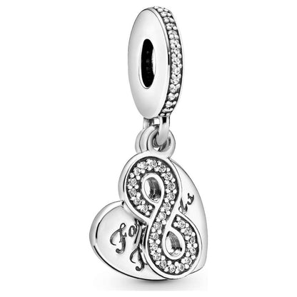 Forever Friends Heart Dangle Charm 