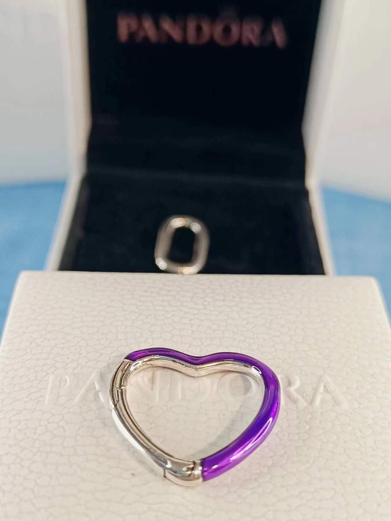 Bright Purple ME Styling Heart Connector