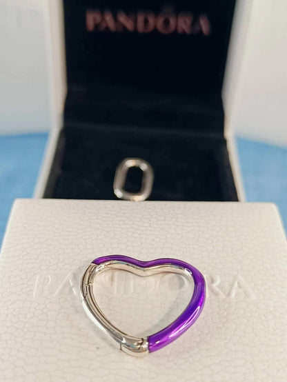 Bright Purple ME Styling Heart Connector