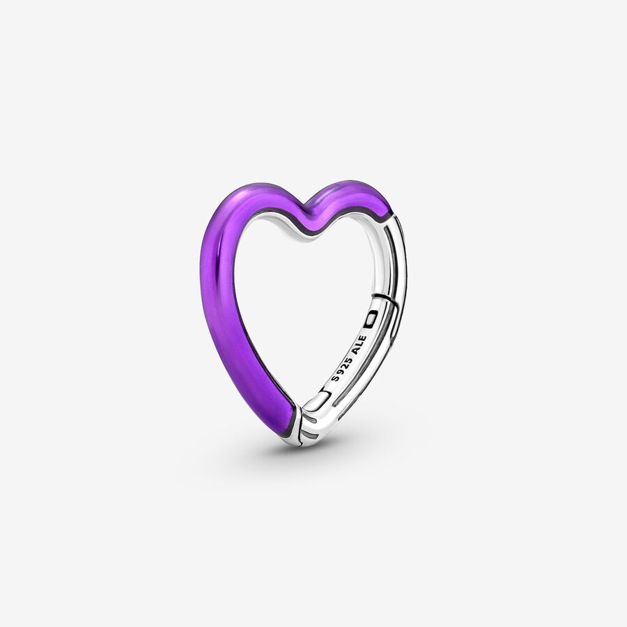 Bright Purple ME Styling Heart Connector