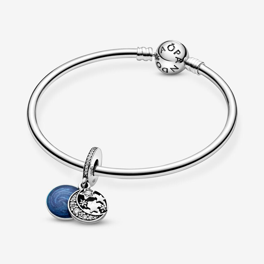 Moon and Blue Sky Dangle Charm