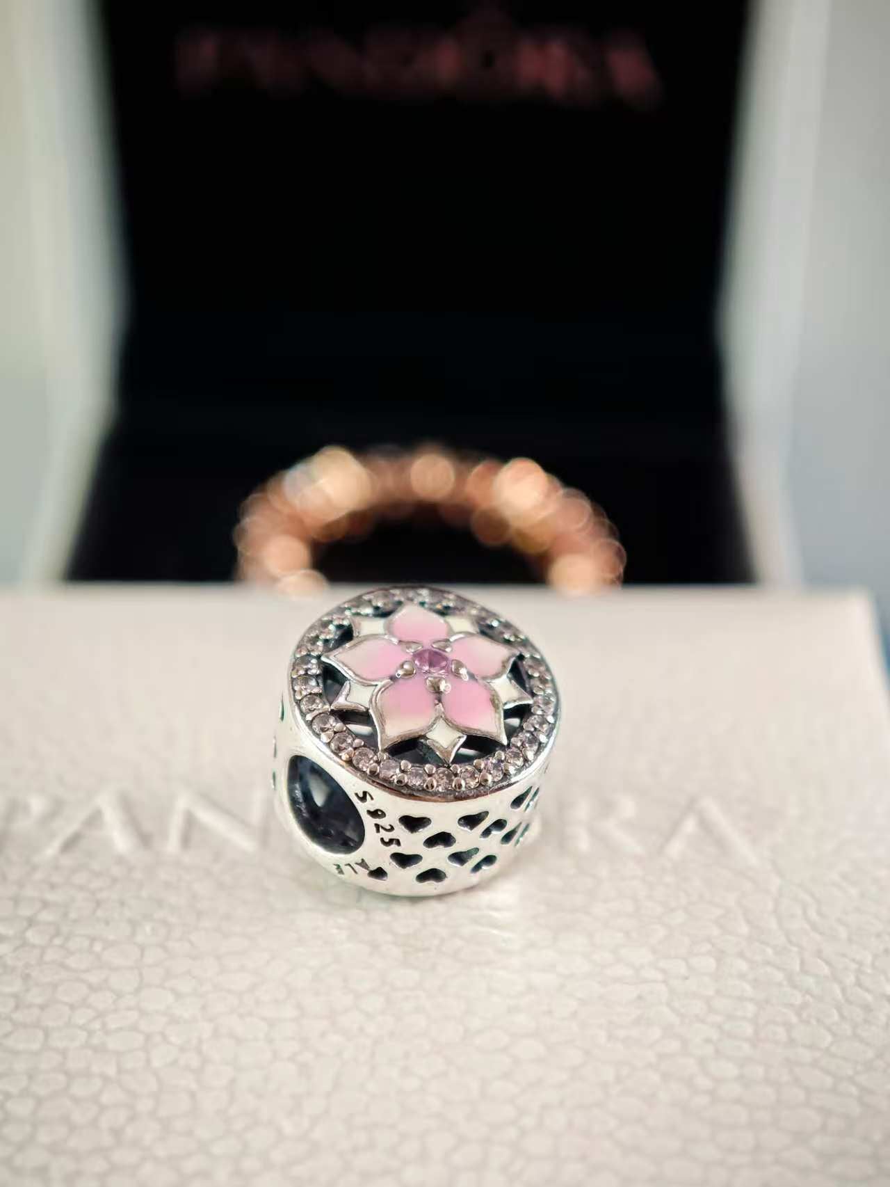Magnolia Bloom Charm