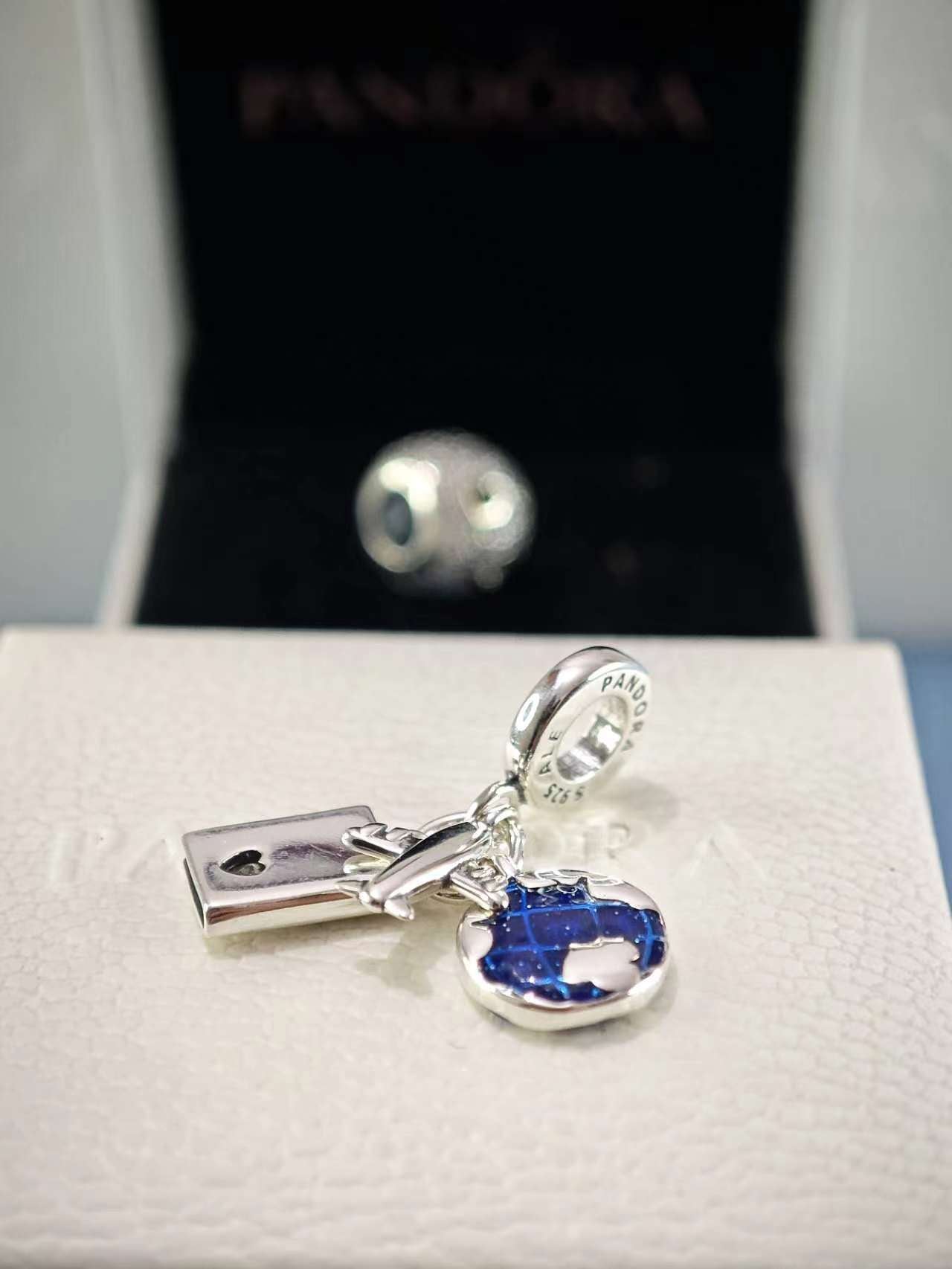 Airplane Passport Travel Charm