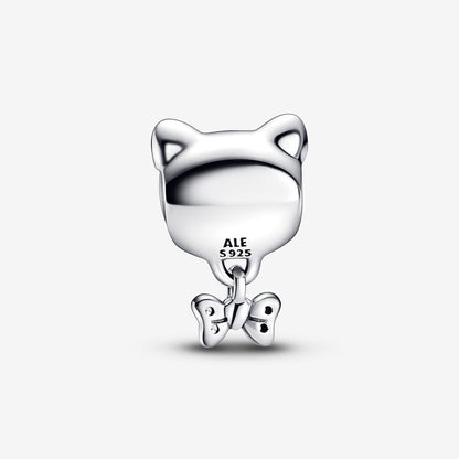 Pet Cat & Bow Charm