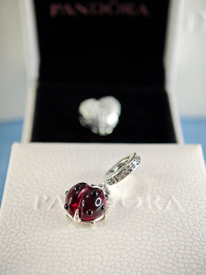Red Ladybug Dangle Charm
