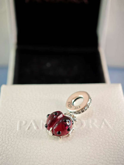 Red Ladybug Dangle Charm