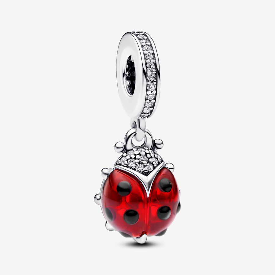 Red Ladybug Dangle Charm