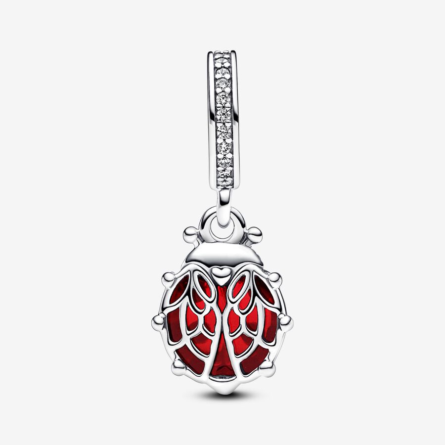 Red Ladybug Dangle Charm