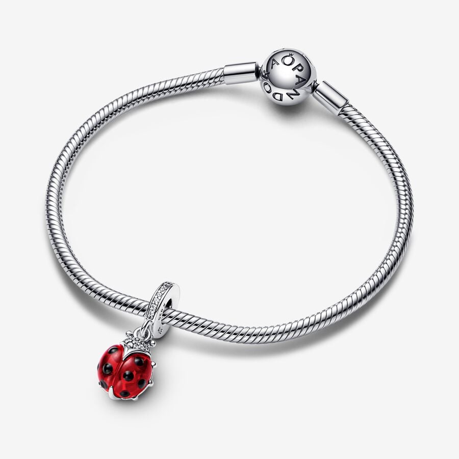 Red Ladybug Dangle Charm