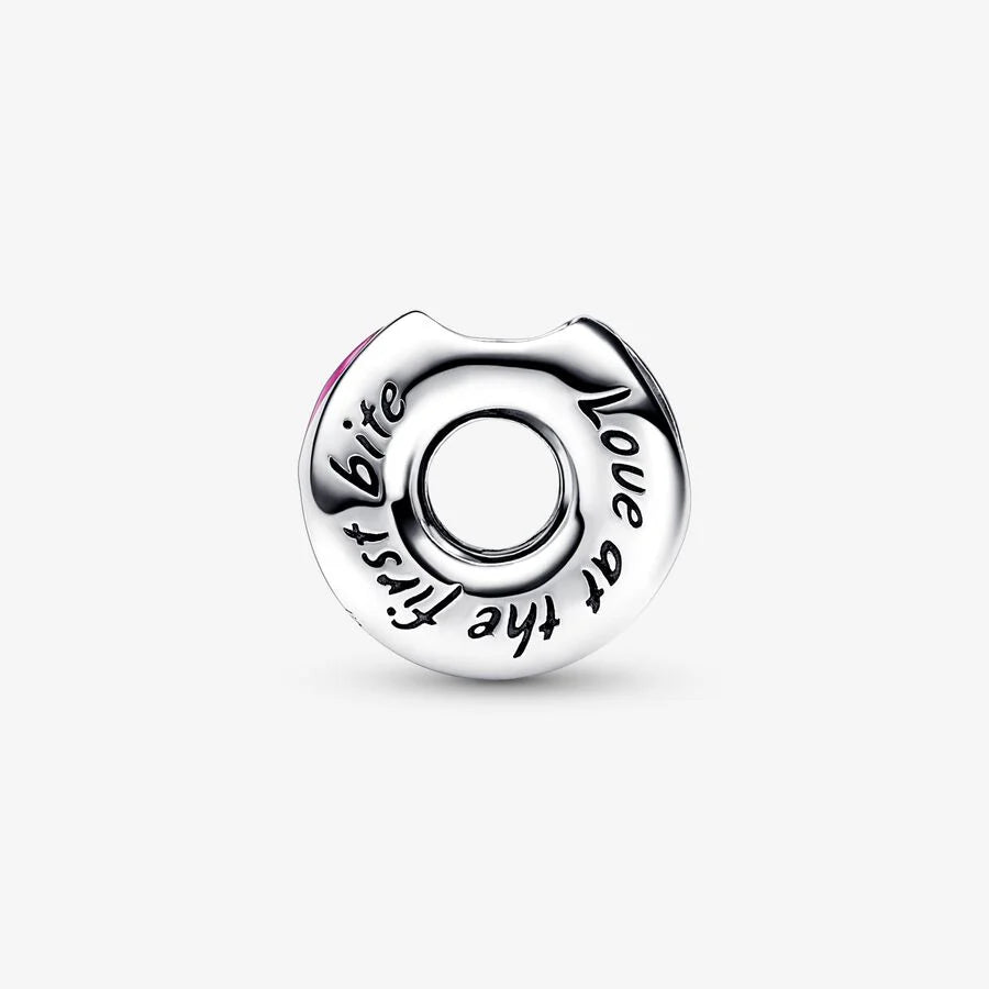 Sparkling Sprinkled Donut Charm