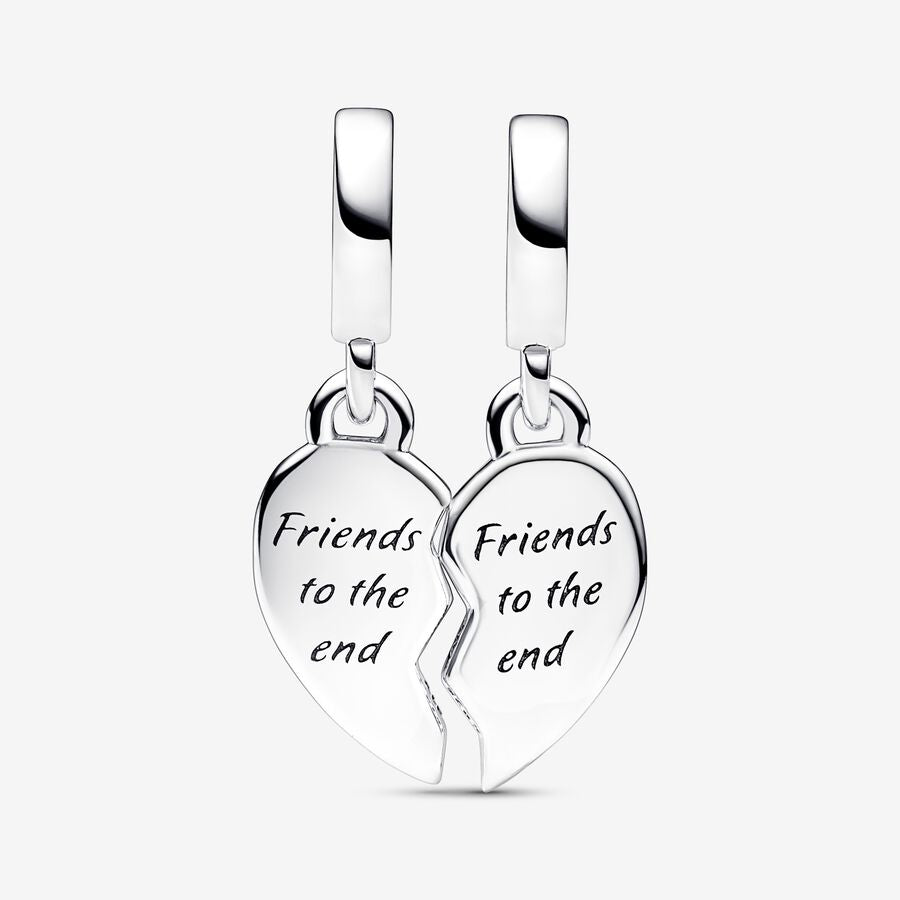 Friends Splittable Heart Dangle Charm