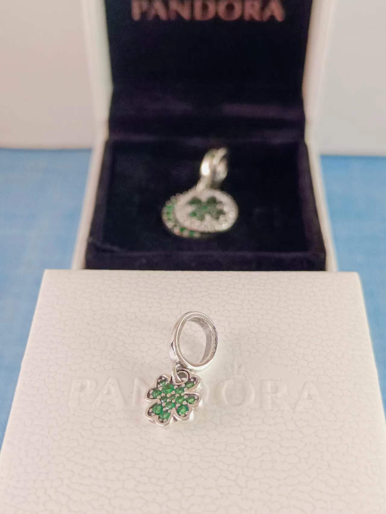 Four Leaf Clover Dangle Charm