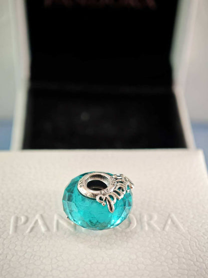 Faceted Murano Friendship Charm