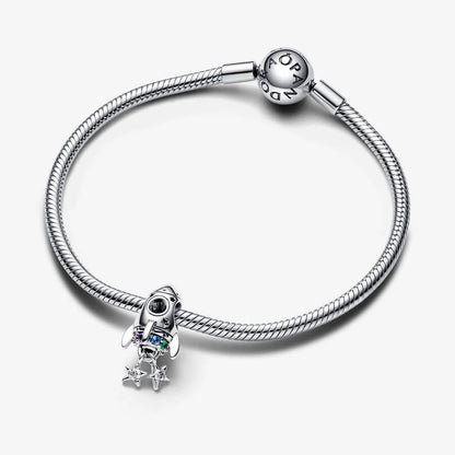 Space Love Rocket Charm