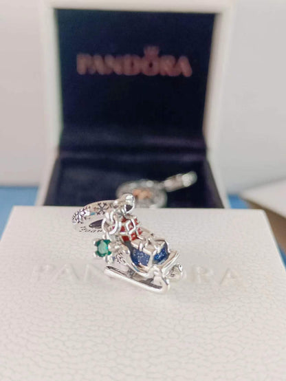 Christmas Sleigh 2023 Dangle Charm