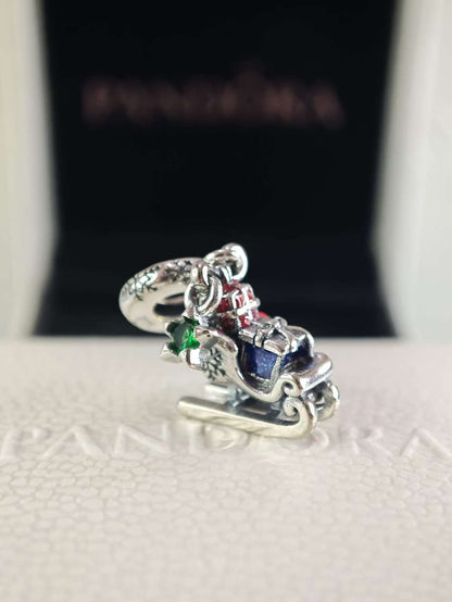 Christmas Sleigh 2023 Dangle Charm