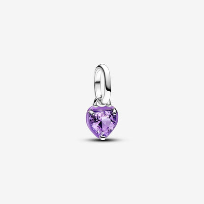 ME Purple Chakra Heart Mini Dangle Charm