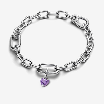 ME Purple Chakra Heart Mini Dangle Charm