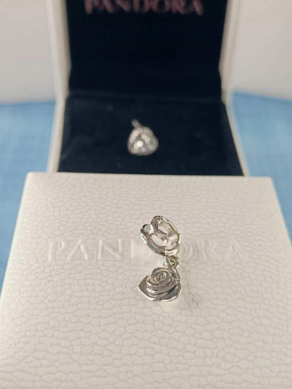 Rose in Bloom Dangle Charm
