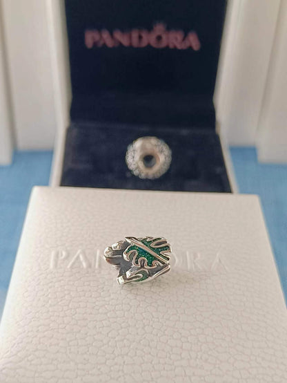 Green Monstera Leaves Charm