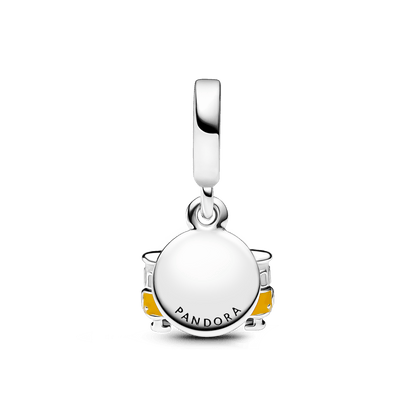 Lisbon Tram Engravable Double Dangle Charm